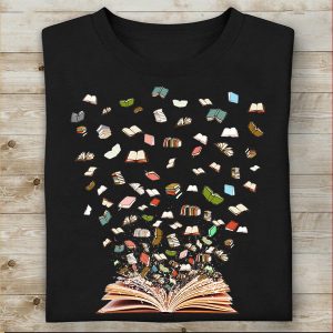 Camiseta Abra Livros Voadores