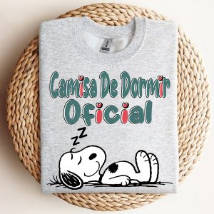 Camiseta Camisa De Dormir Oficial