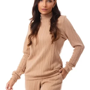 Conjunto Feminino Manga Longa Tiffany em Poliéster - Divina Noite