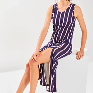 Vestido Listrado - Lua Cheia
