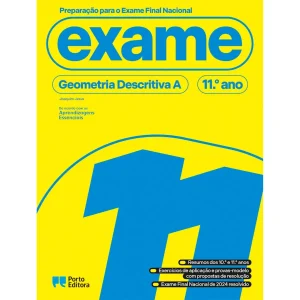 Preparação para o Exame Final Nacional - Geometria Descritiva A - 11.º Ano