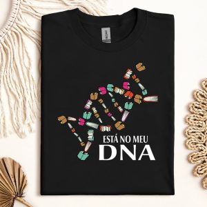 Camiseta Livros Está No Meu DNA