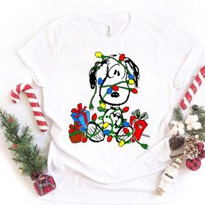 Camiseta Natal Com Luzes Decorativas