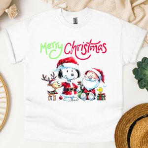 Camiseta E Papai Noel Feliz Natal