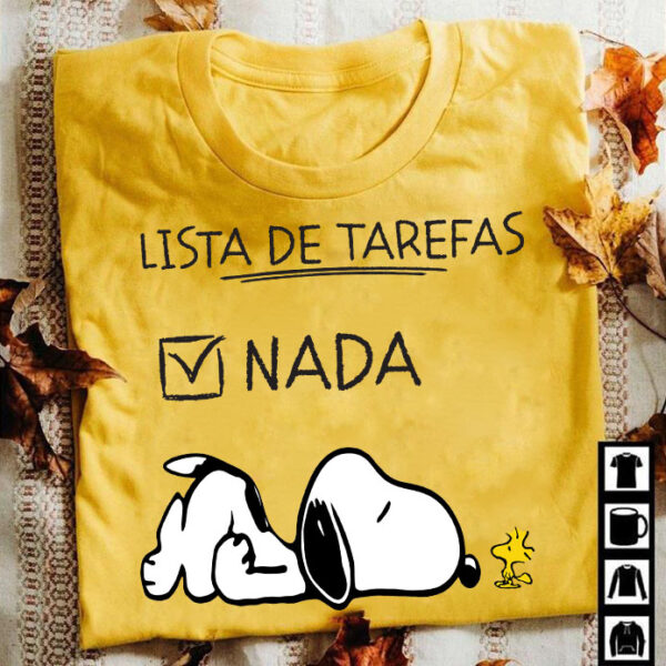 Camiseta Lista De Tarefas Nada - Image 2