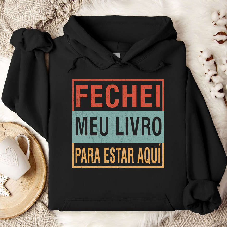 Camiseta Livros Fechei Meu Livro Para Estar Aquí - Image 3