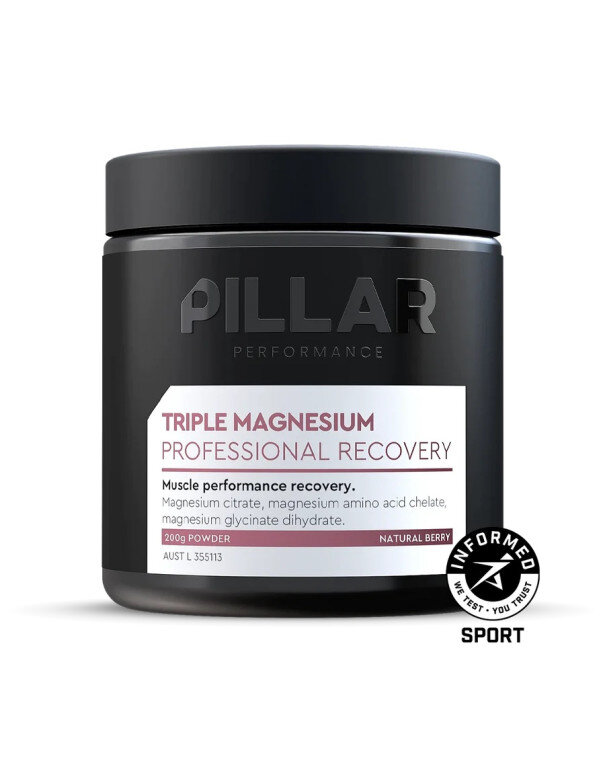 Pillar Performance Triple Magnesium Professional Recovery 200g – Frutos do Bosque - Image 2