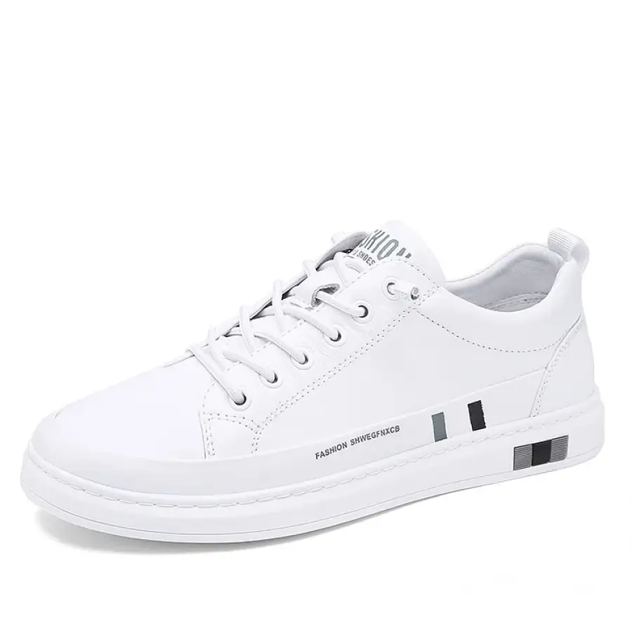 Tênis Masculino de Couro Flat - Image 4